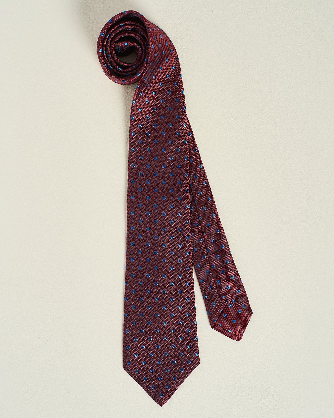 Kiton Seidenkrawatte Gemustert 8,5 cm Handgenäht