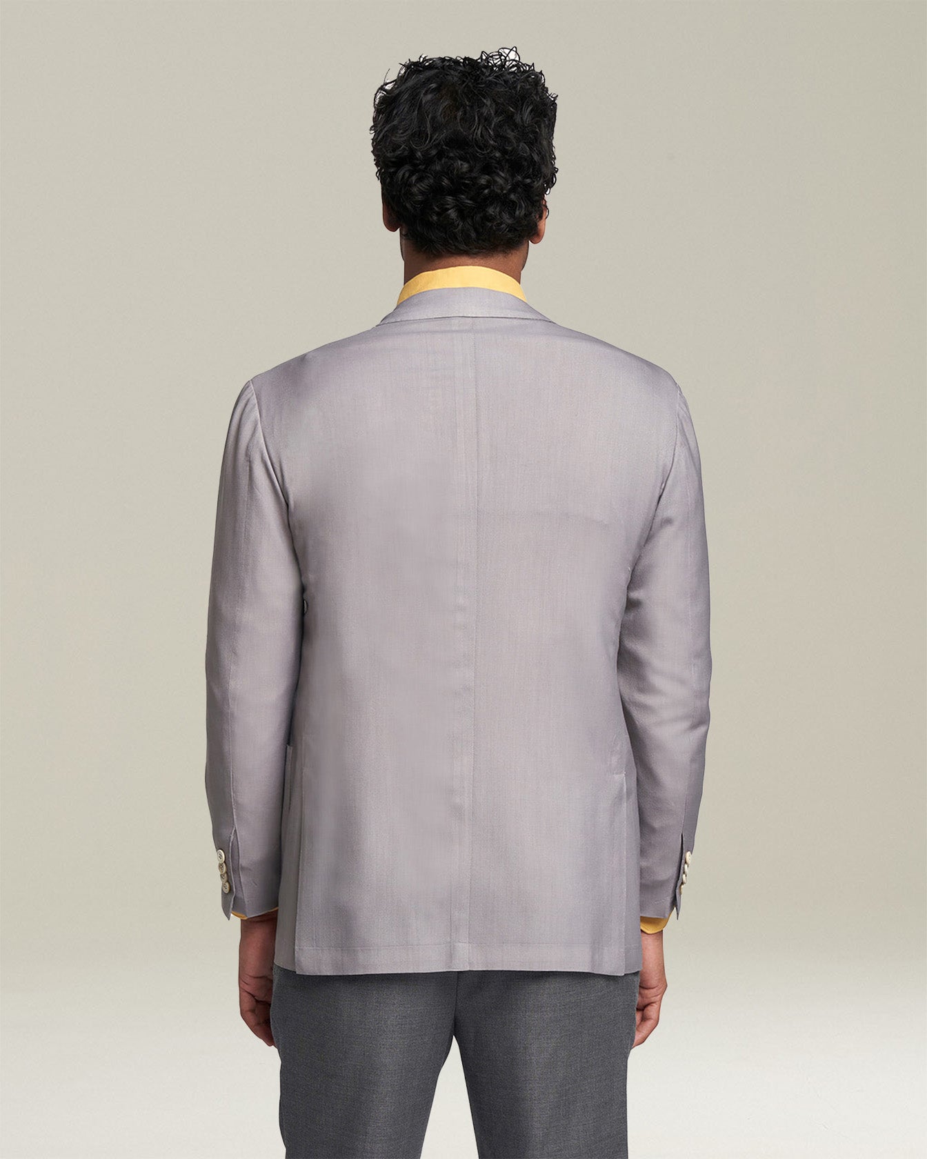 Kiton Jacket Cashmere Sakko grau einreihig