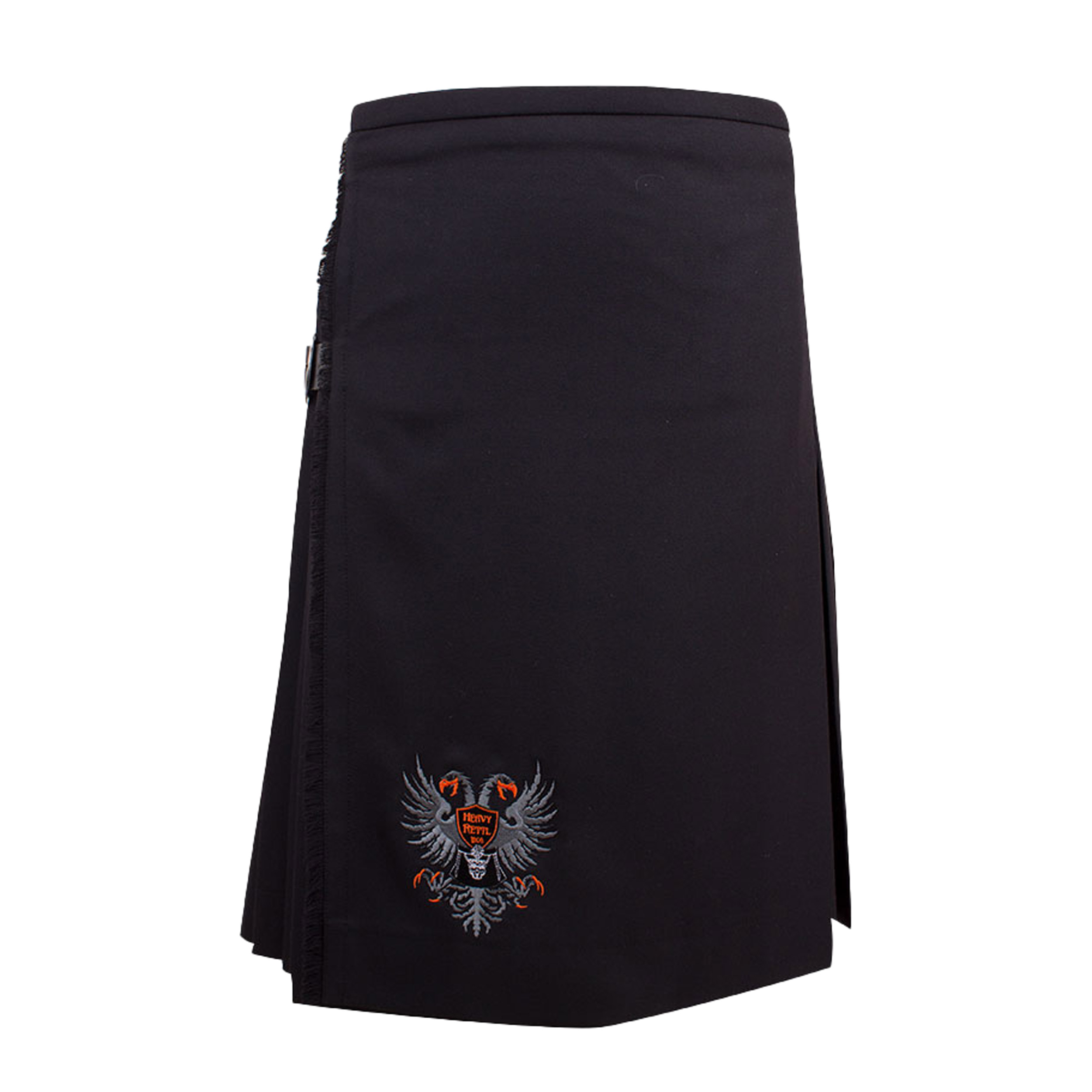 Rettl Schwarzberg Kilt Herren Schwarz 33-42 Inch Maß