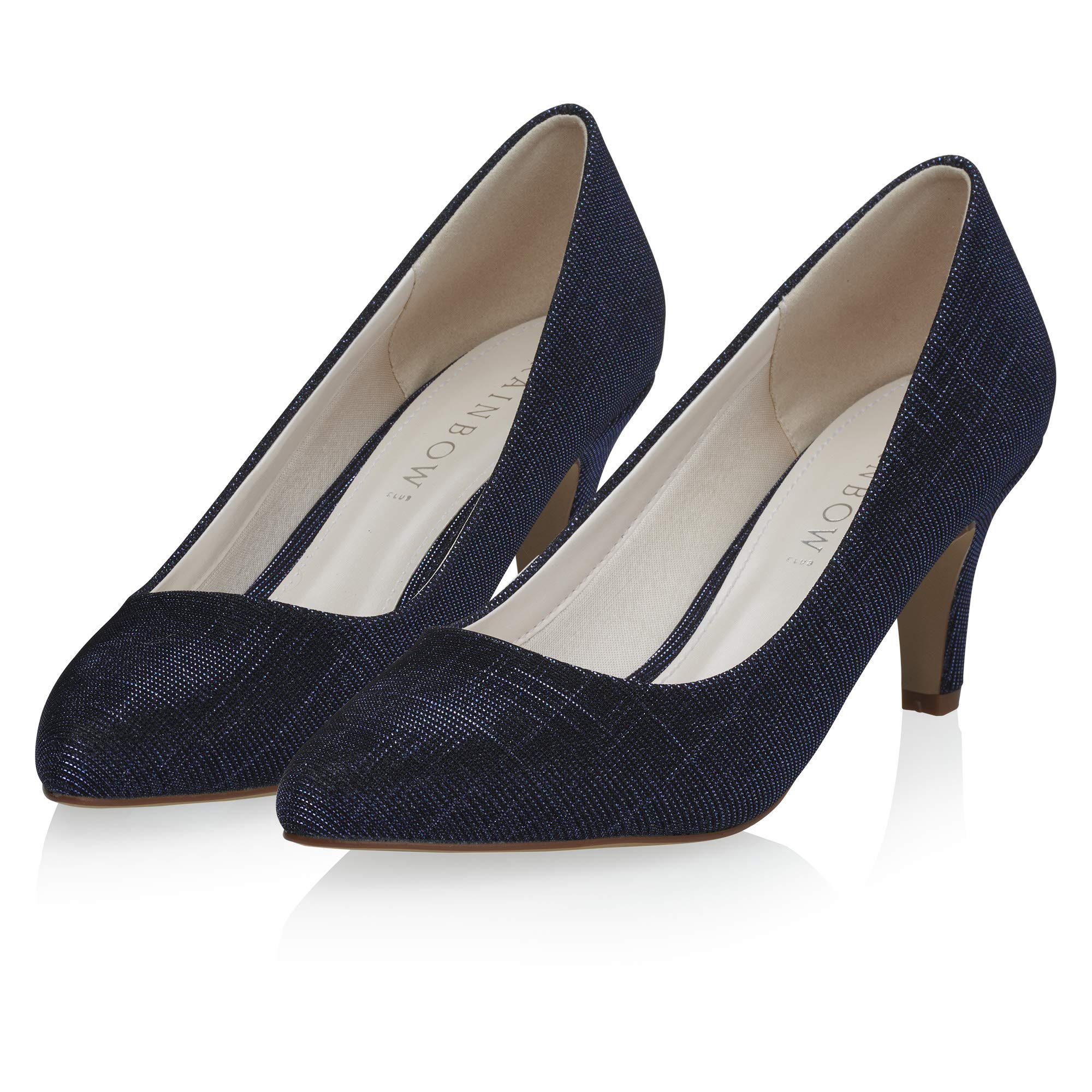 Rainbow Club Luxe Collection Brooke Pumps Navy Metallic 6,5 cm