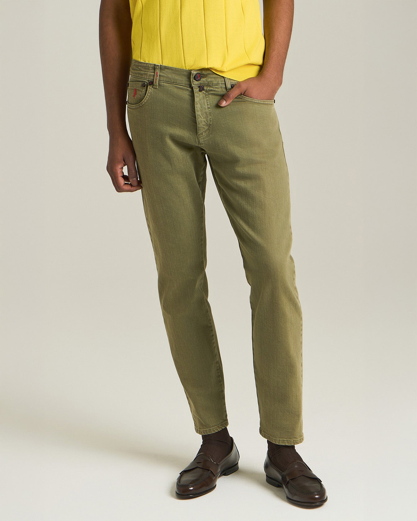 Kiton Jeans Relax Denim Bio-Baumwolle 5-Pocket blau