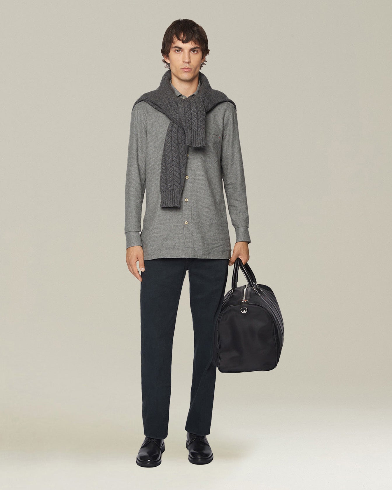 Kiton Jeans Sartorial Denim Cashmere Jeans Slim 5-Pocket Blau