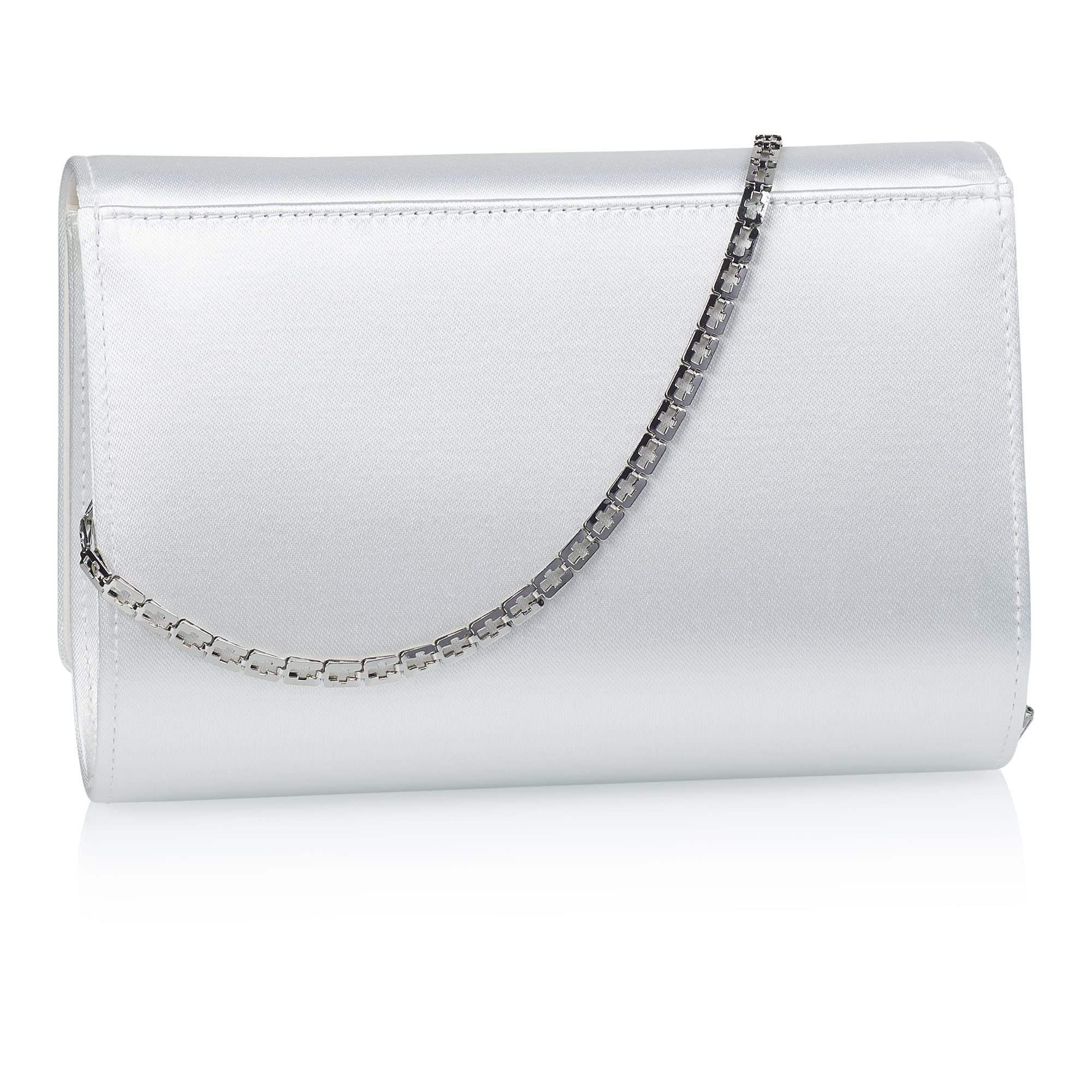 Rainbow Club Dafina Brauttasche Ivory Satin mit Kette