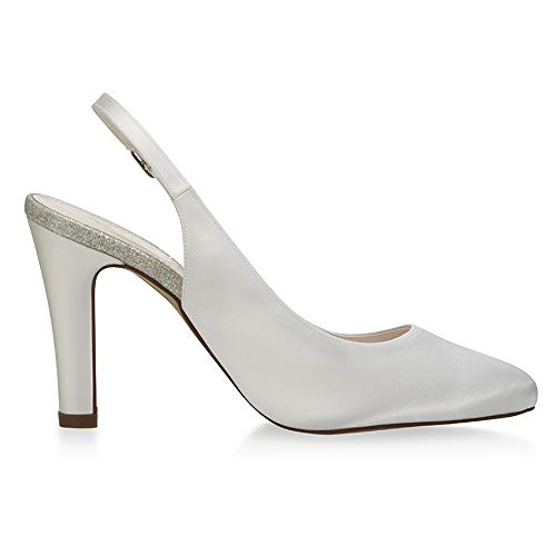 Rainbow Club Timeless Shelli Slingback Pumps Ivory 40,5 Satin
