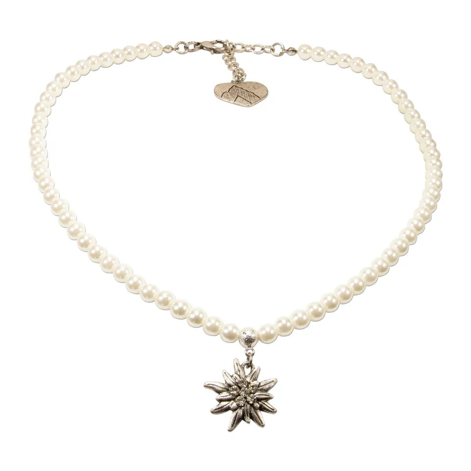 Alpenflüstern DAHEIM DHK237 Perlenkette creme-weiß