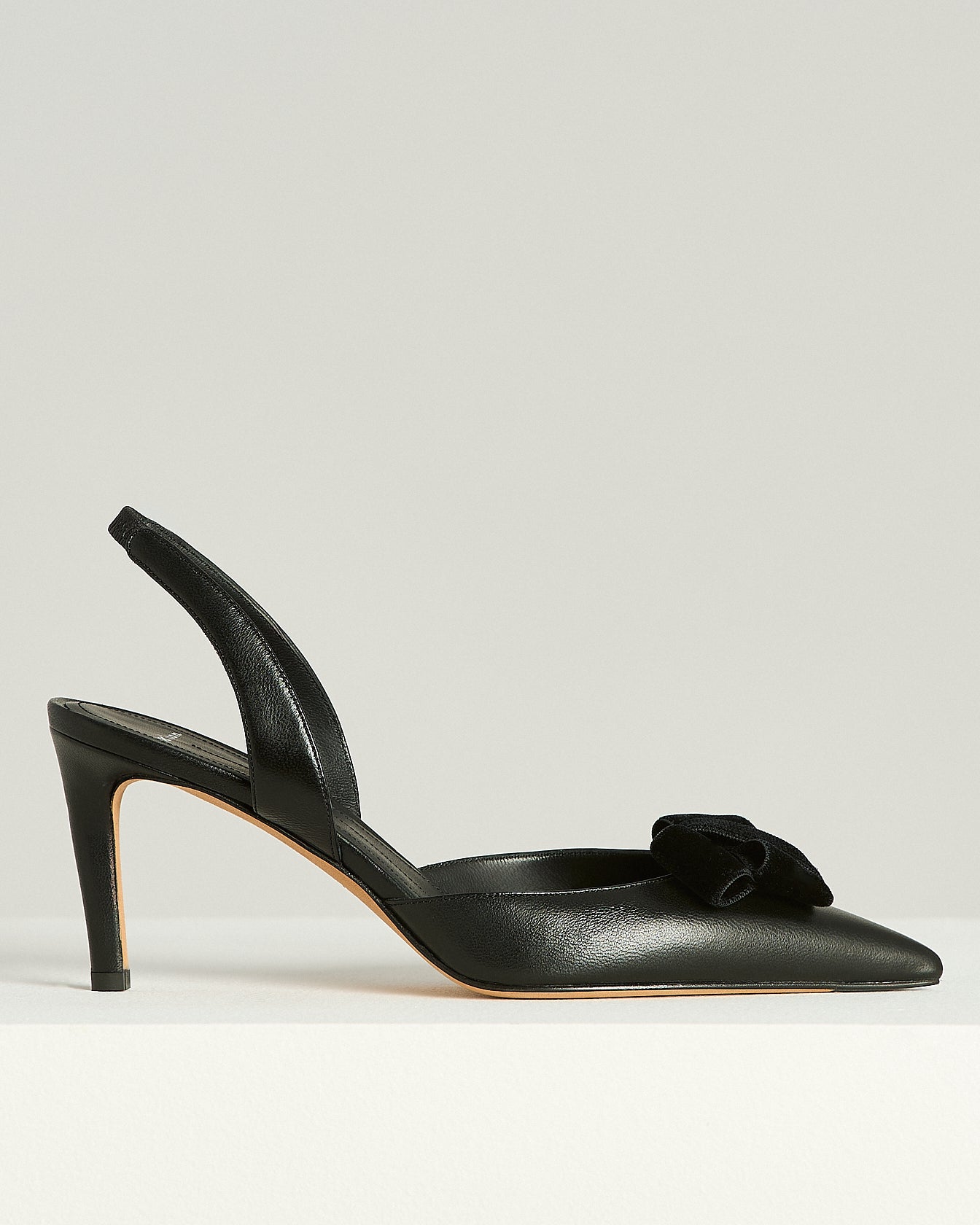 Kiton Shoes Black Lambskin Pump Pumps schwarz Leder Gr.38