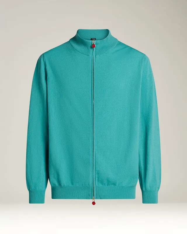 Kiton Knitwear Troyer Pullover Kaschmir Reissverschluss