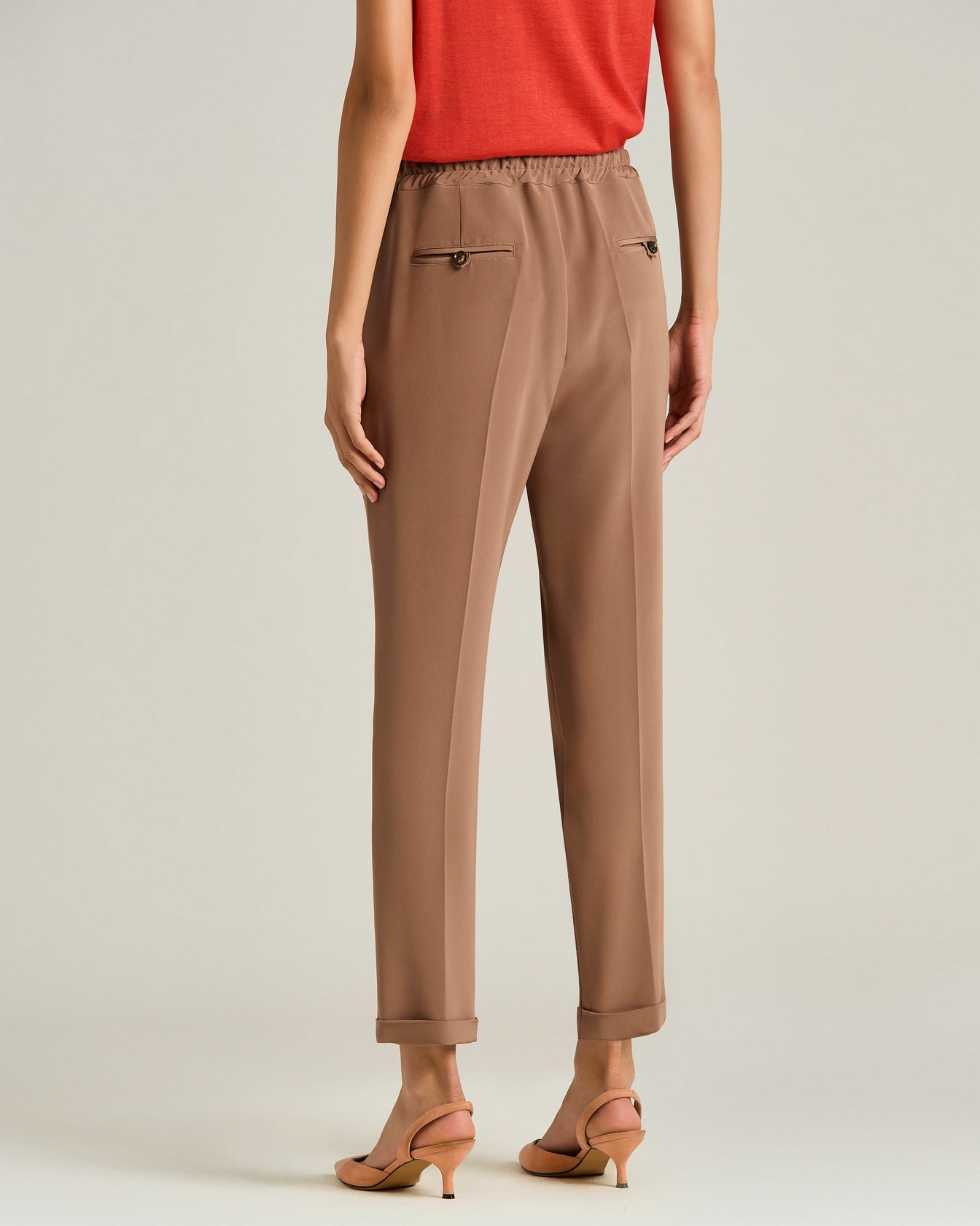 Kiton Silk Hose Seide Damen mit Gummibund