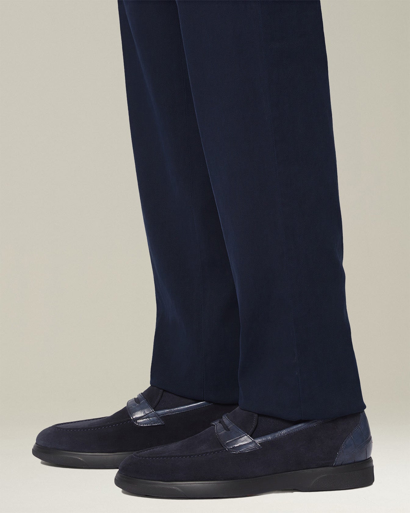 Kiton Shoes Loafer Kalb Krokodil Größe 42