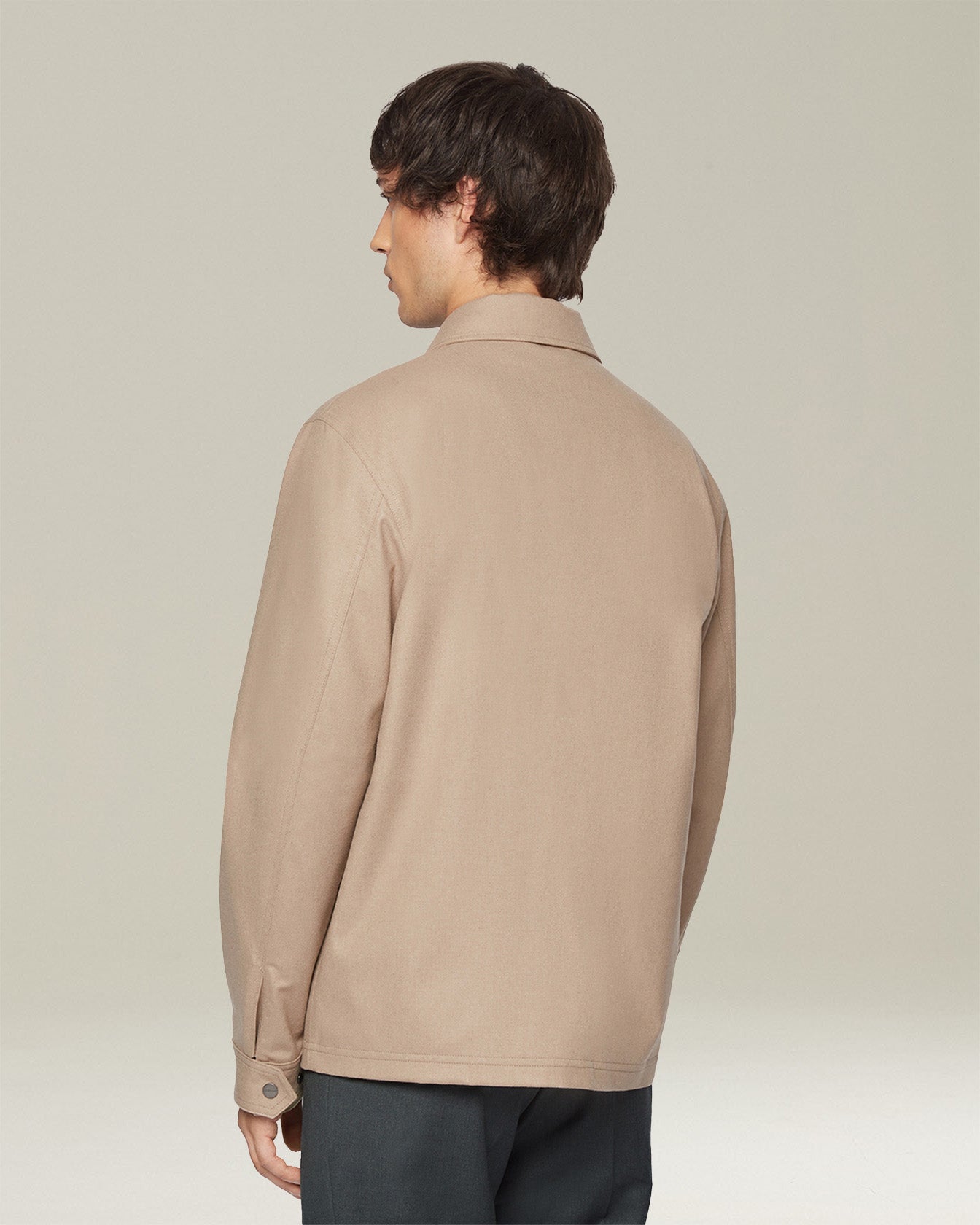 Kiton Jackets Hemdjacke Kaschmir Overshirt Druckknopf