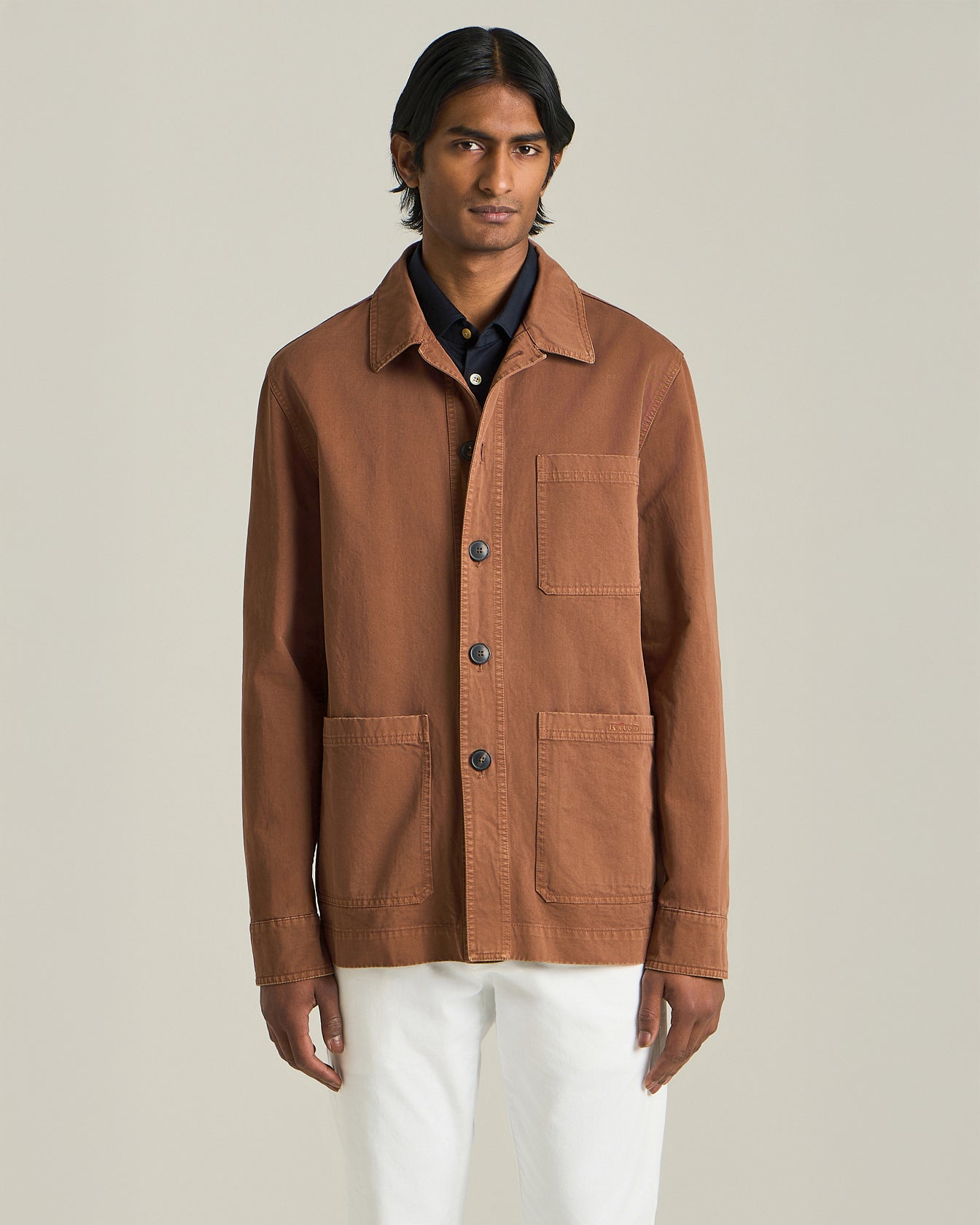 Kiton Outerwear Organic Cotton Blouson Jacke Bio-Baumwolle