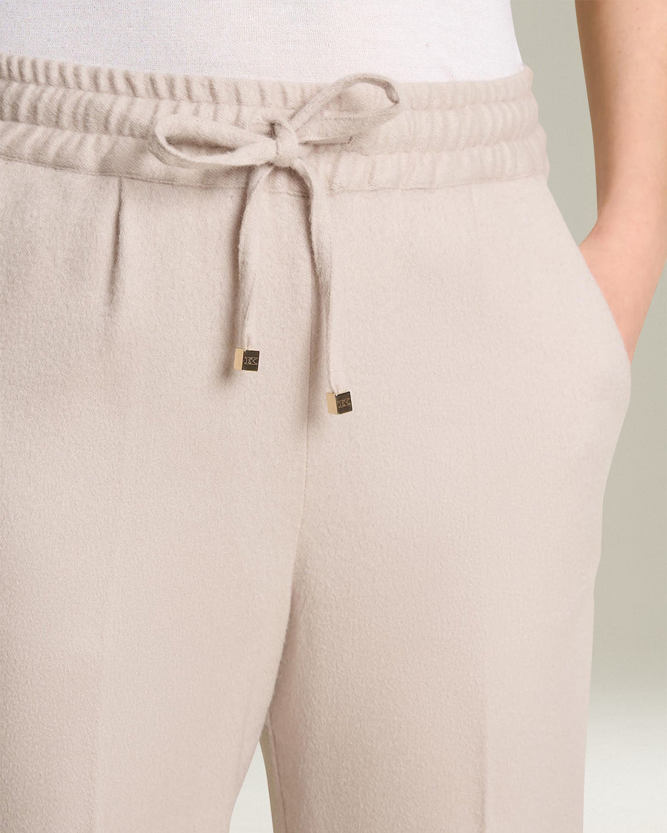 Kiton Trousers Cashmere Comfort Damenhose Kordelzug Cashmere