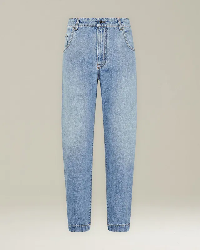 Kiton Jeans Denim Tailored Five-Pocket Größe 46