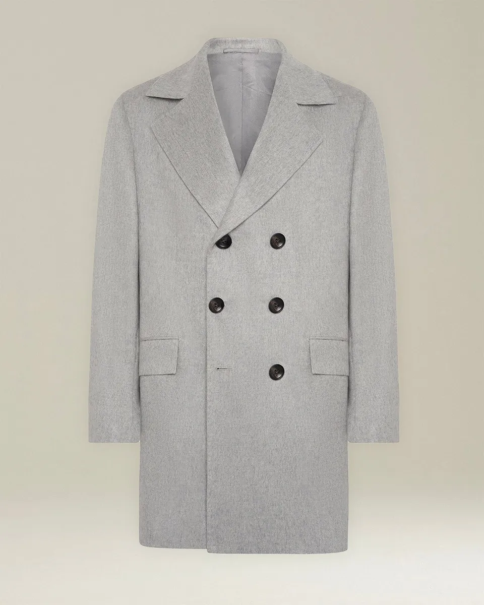 Kiton Outerwear Cappotto Kaschmirmantel doppelreihig Herren