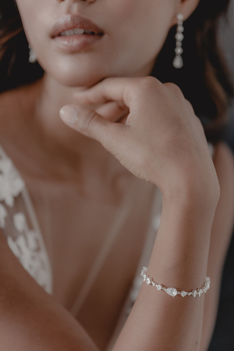 Juvelan Mariella Armband Kristall Zirkonia 17 cm + Verlängerung