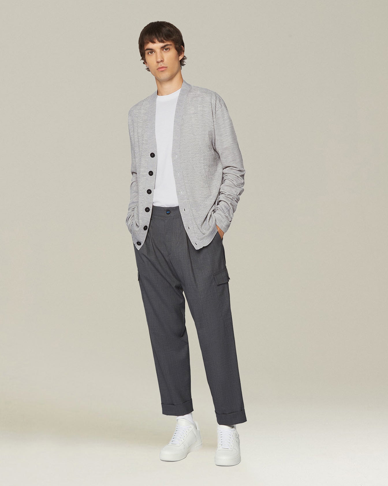 Kiton Knitwear Cardigan Wolle Seide Strickjacke Herren