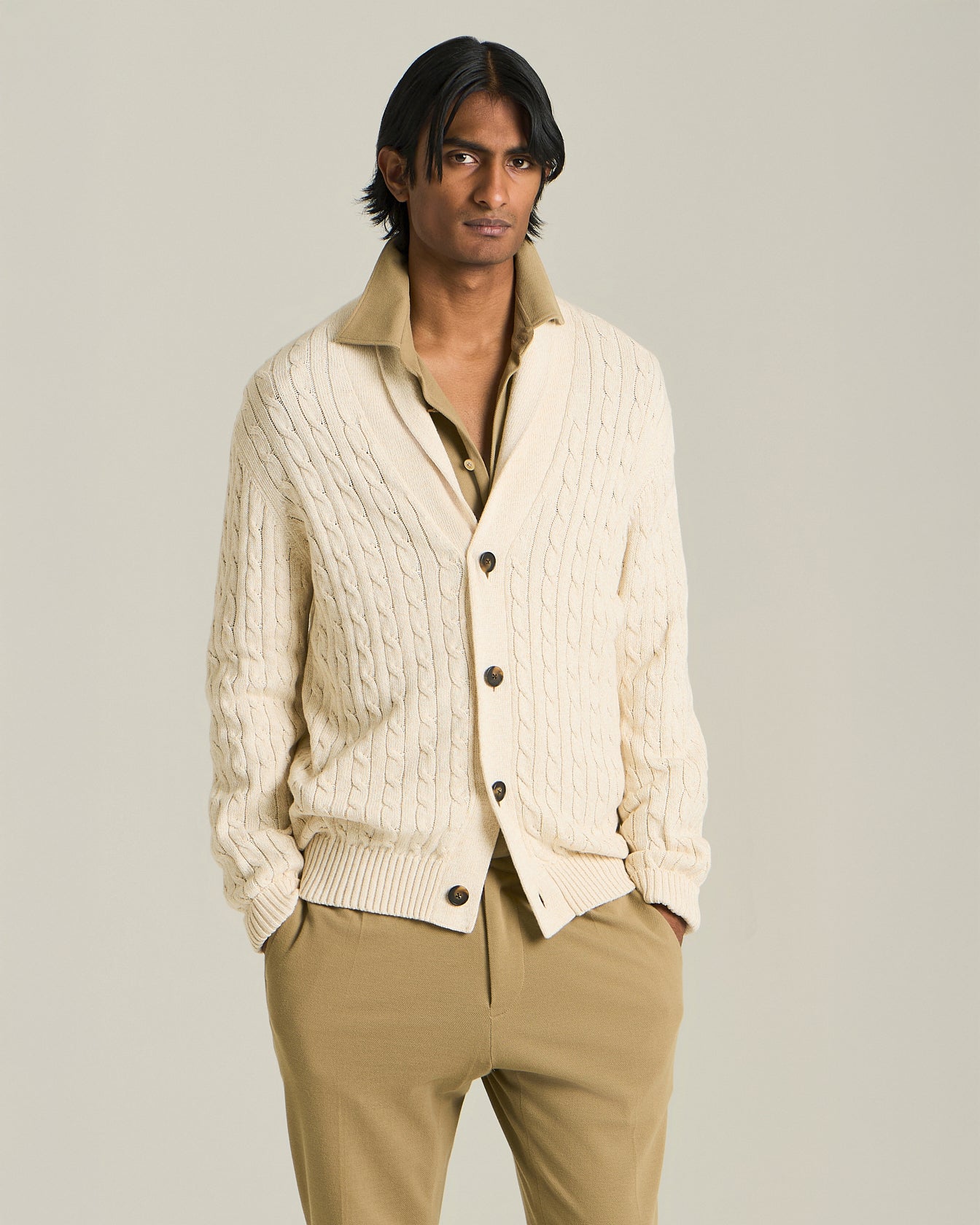 Kiton Knitwear Cardigan Baumwolle Strickjacke Herren