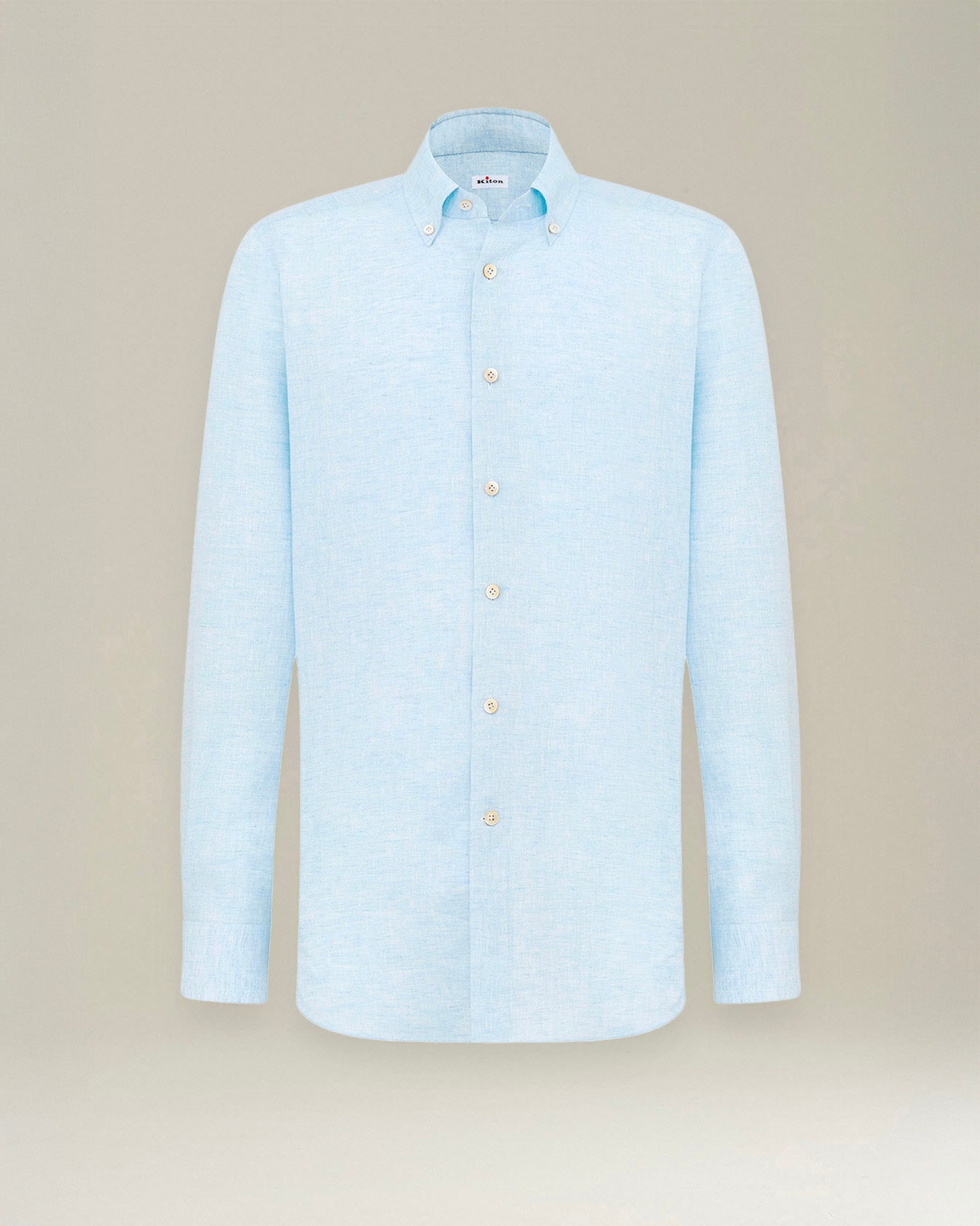 Kiton Shirts Essential Leinenhemd Herren Partyhemd