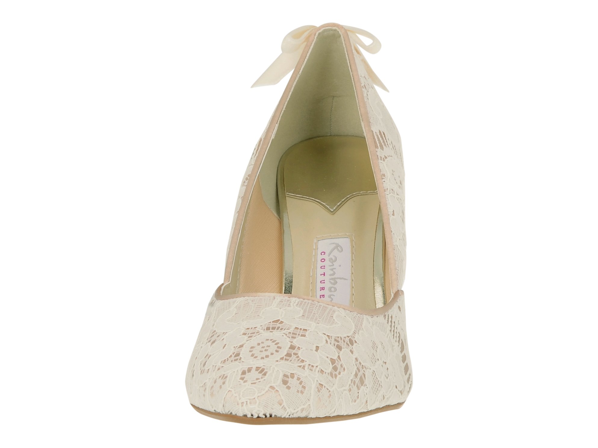 Rainbow Club Timeless Amanda Brautschuhe Ivory-Satin Gr. 39