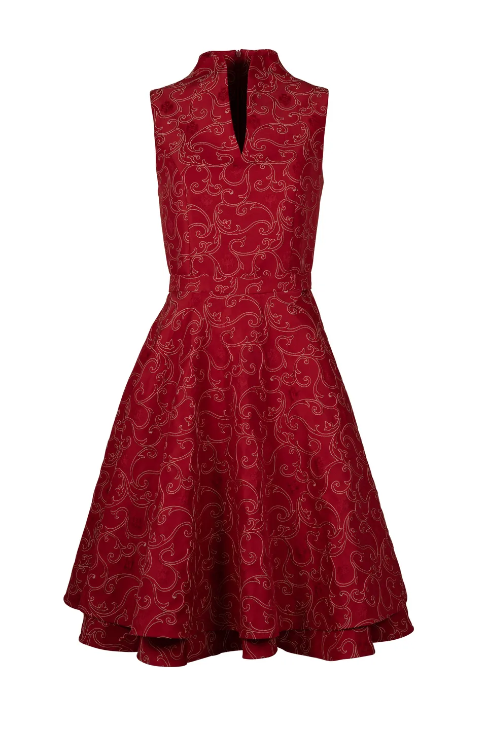 Rettl Jacky Dirndl Rankenseide rot Damen