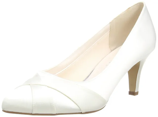 Rainbow Club Essentials Range Lexi Brautschuhe Ivory Satin