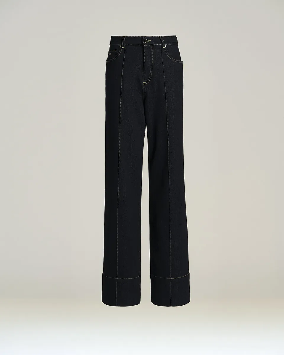 Kiton Trousers Jeans dunkelblau Baumwolle Gr. 46