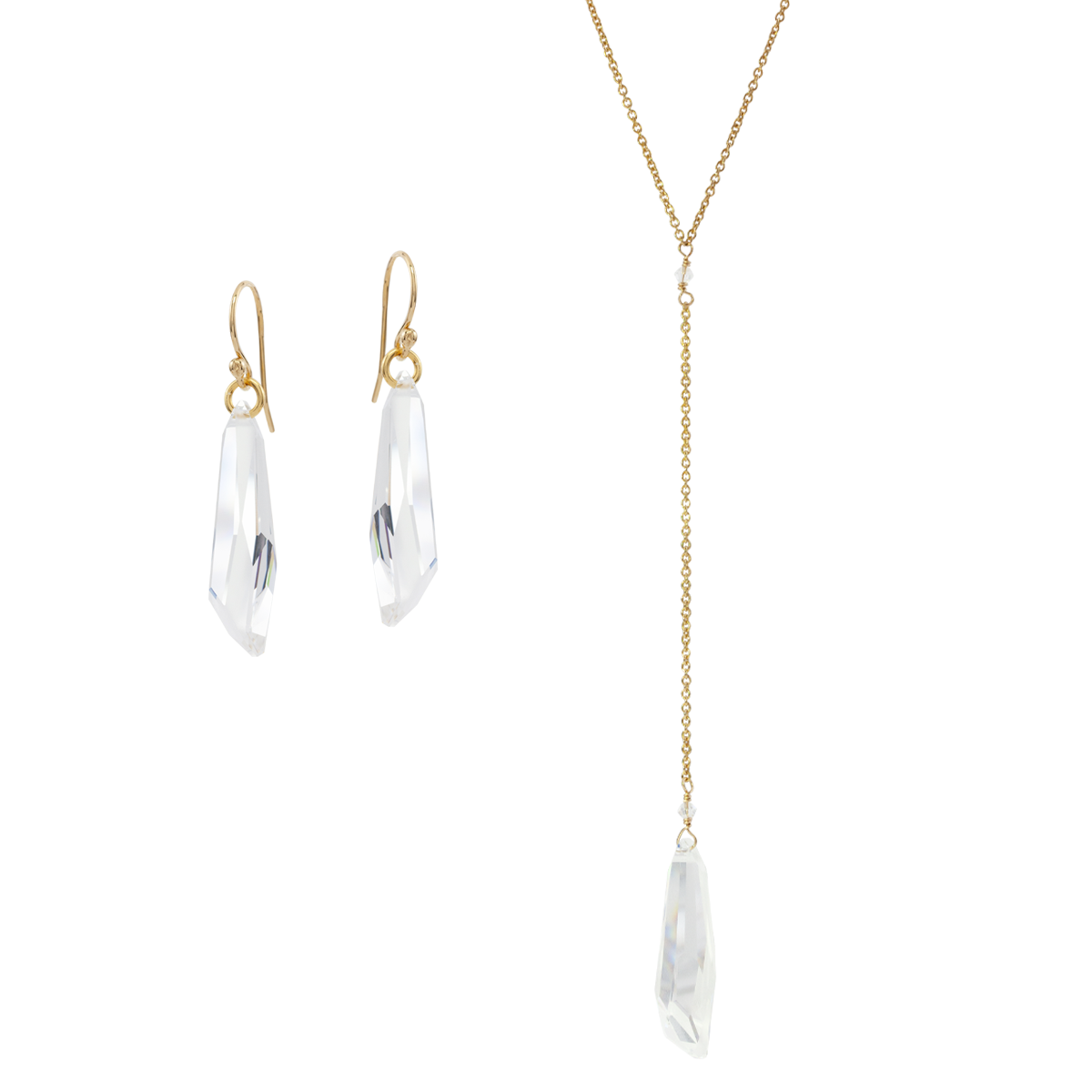 Juvelan Schmucksets Aphrodite Brautschmuck Set Kristall Silber