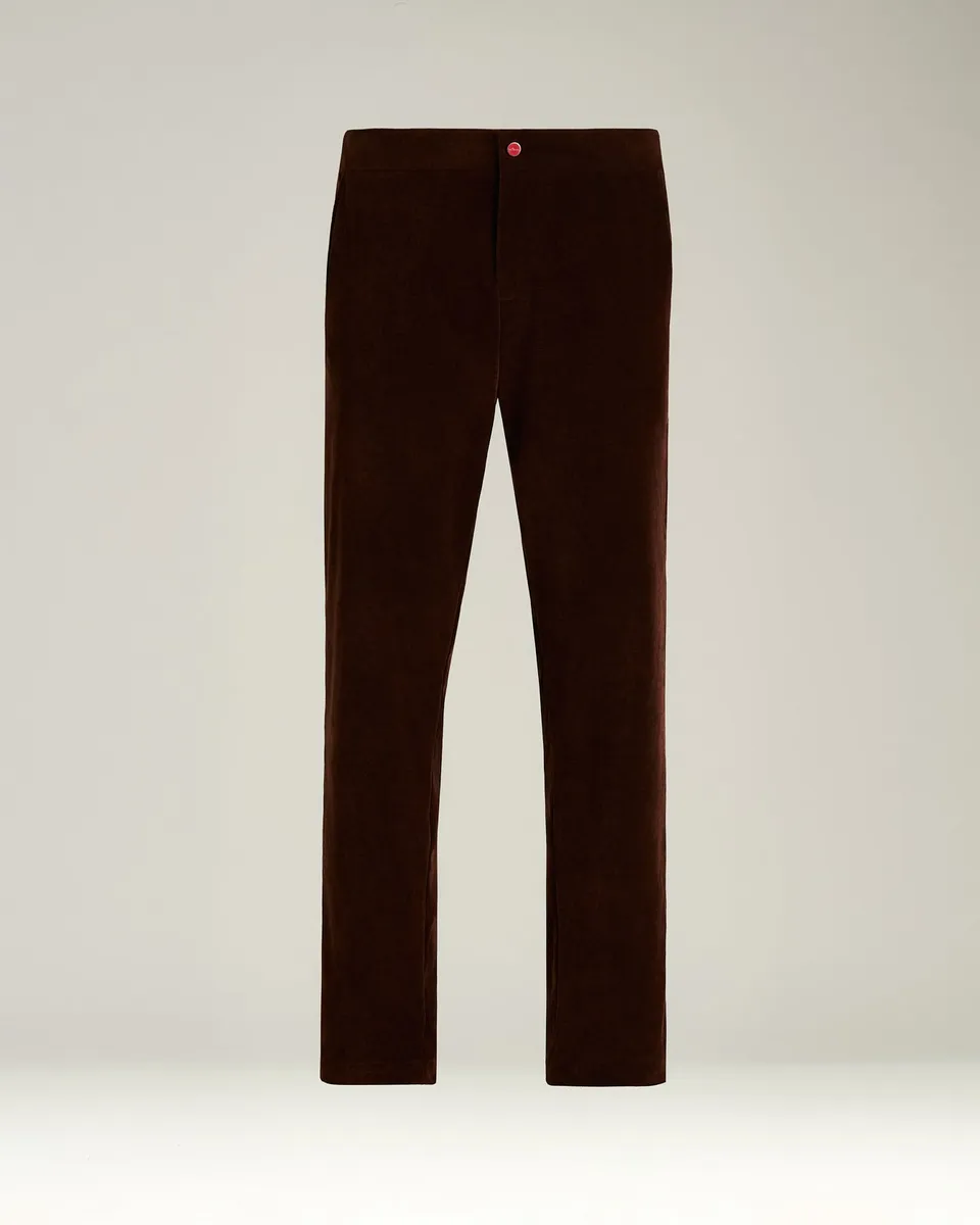 Kiton Trousers Dark Brown Corduroy Hose Braun Cord