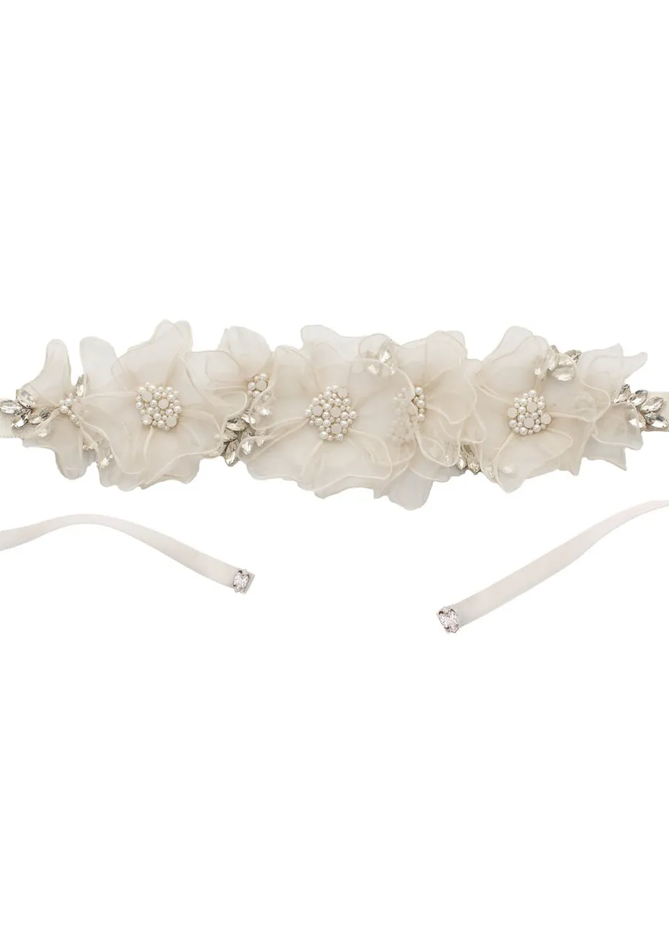 Elizabeth Bower Organna Brautgürtel Opal Sash 180cm