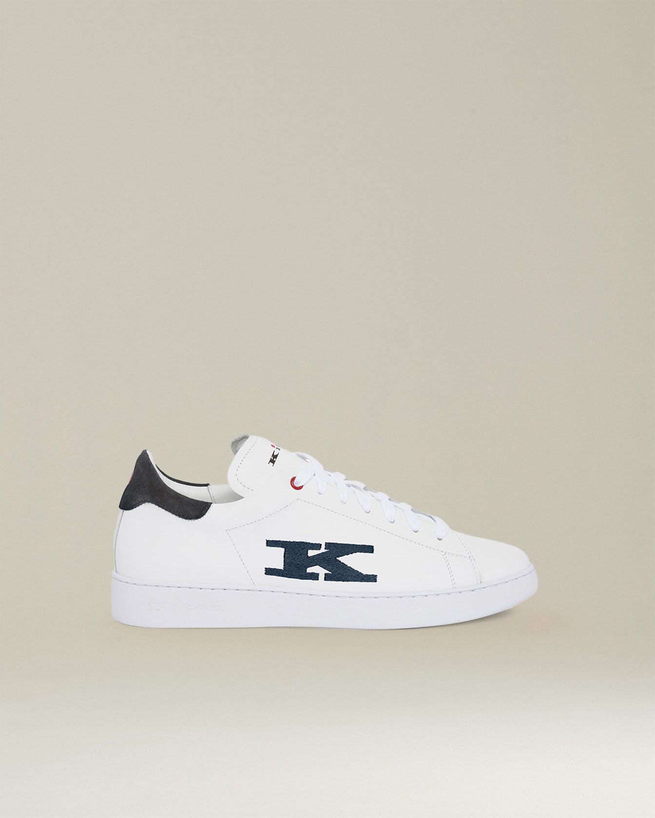 Kiton Sneakers Shoes Calfskin Sneaker Kalbsleder weiß Gr.43