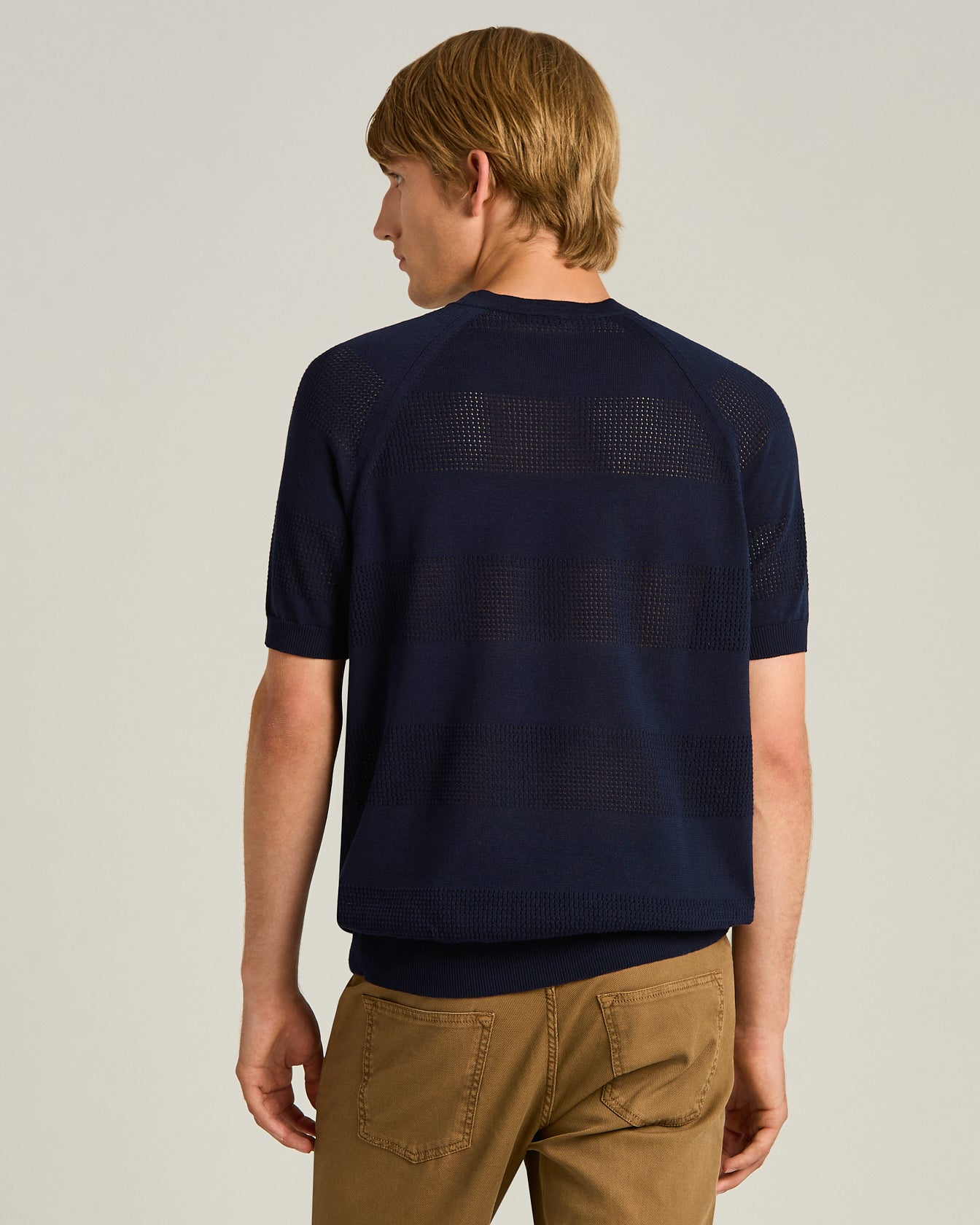 Kiton Knitwear Cotton Sweater Pullover Baumwolle Kurzarm