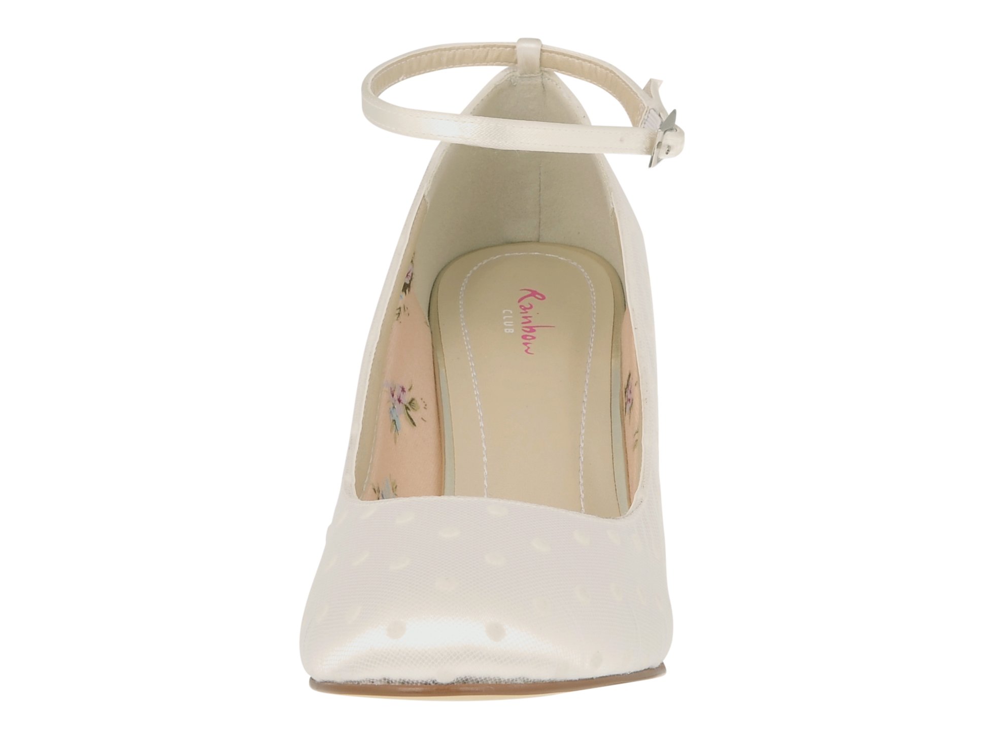 Rainbow Club Timeless Polly Pumps Brautschuhe Satin Riemchen