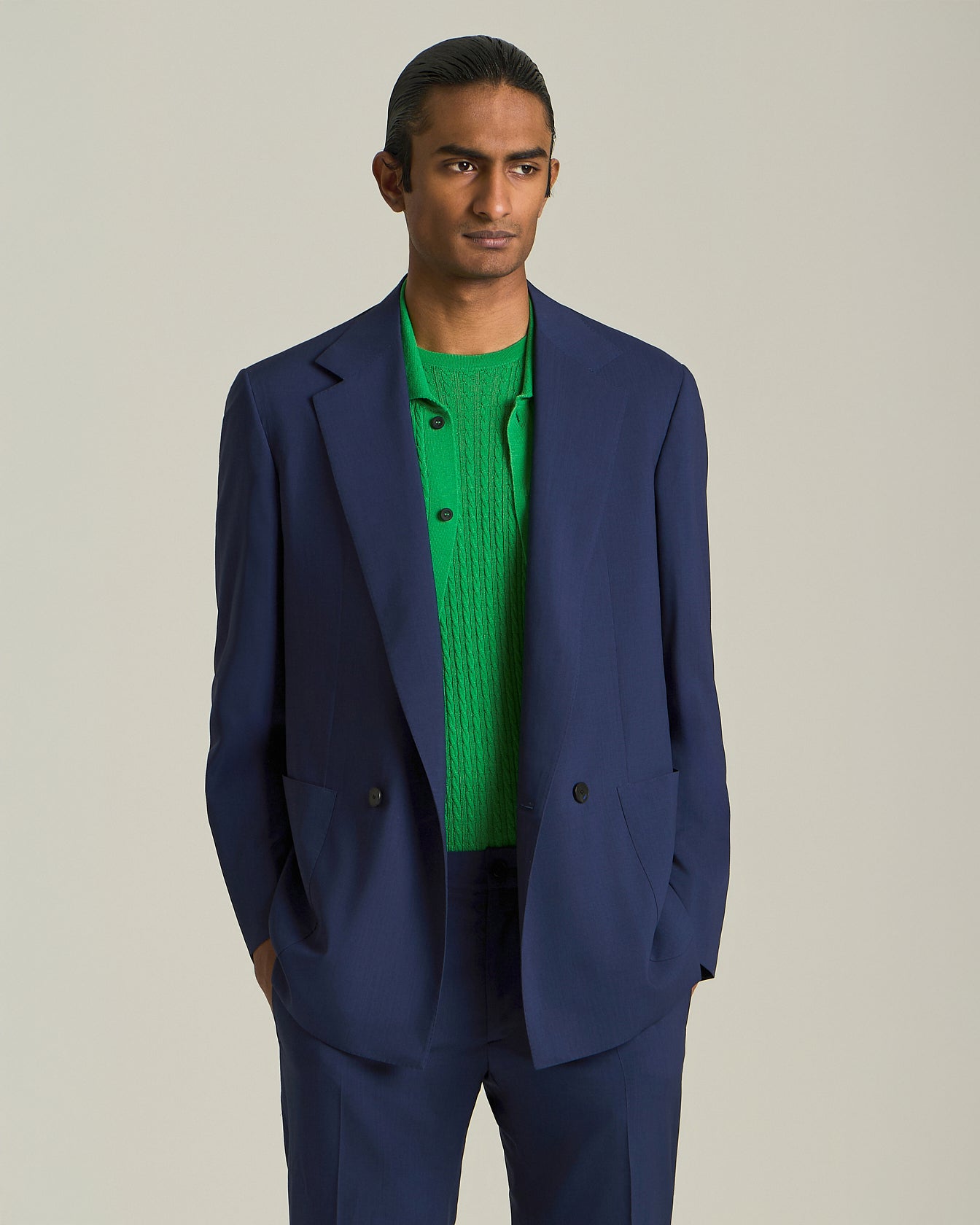 Kiton Suits KNT Double-Notch Anzug Wolle Stretch