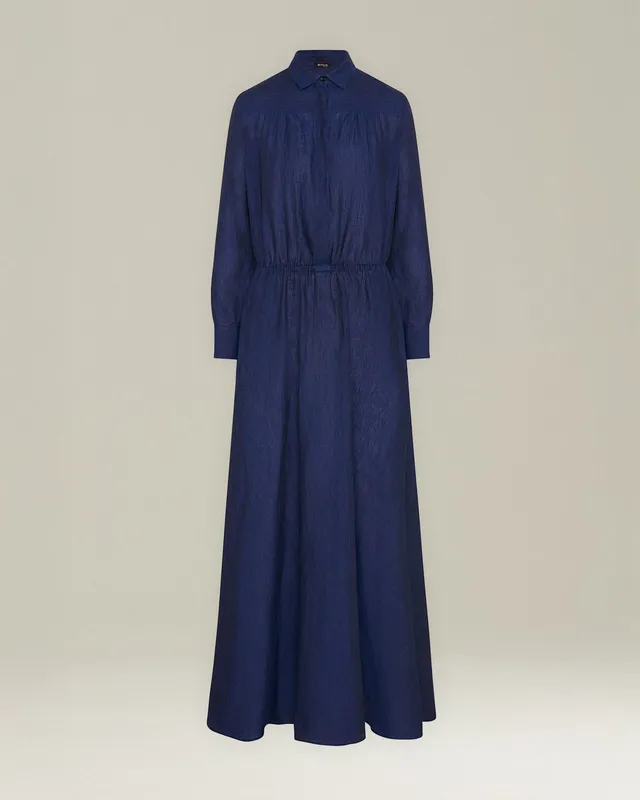 Kiton Dresses Linen Shirt Hemdkleid 40 Leinen