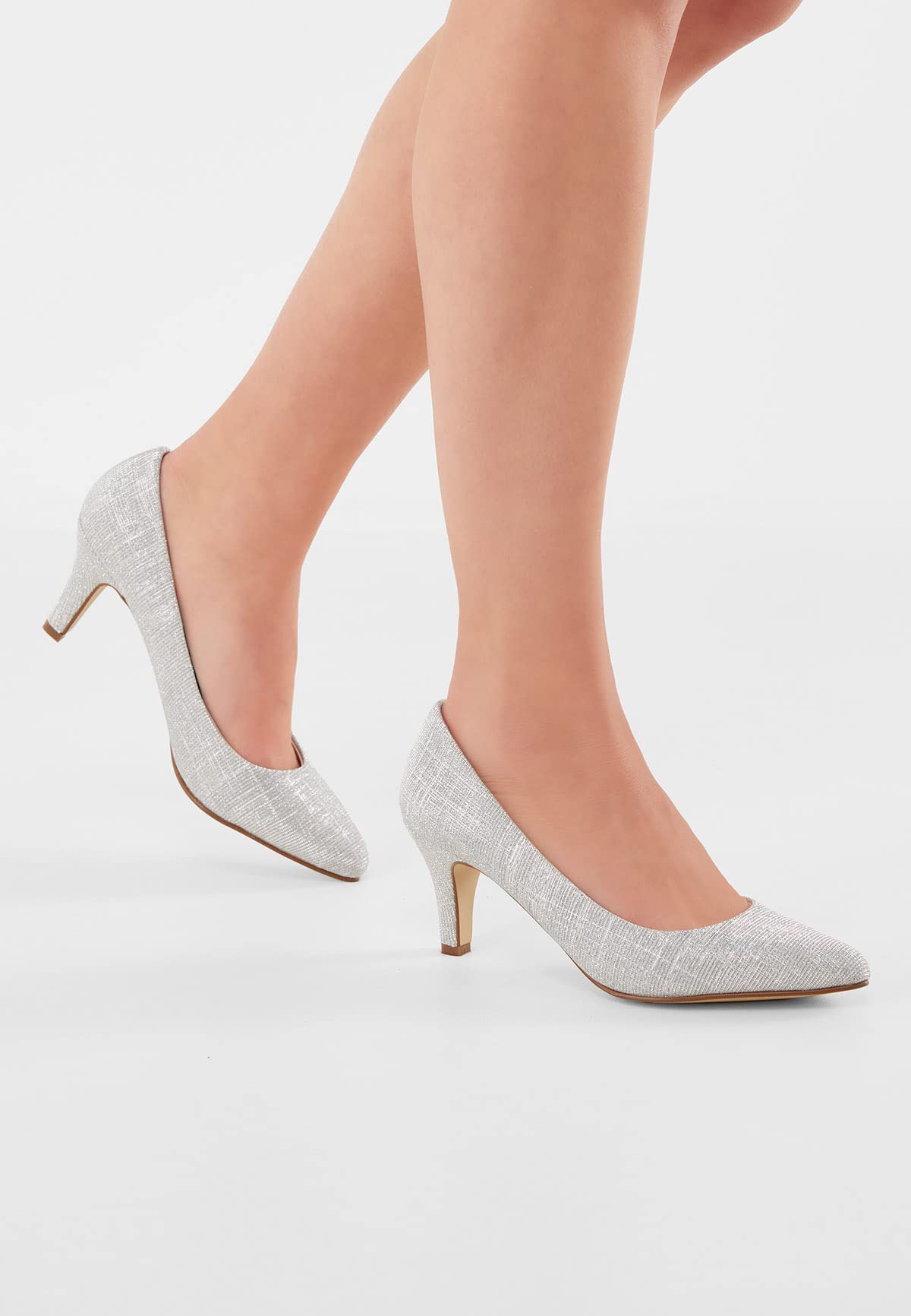 Rainbow Club Luxe Brooke Brautpumps Ivory-Gold Metallic
