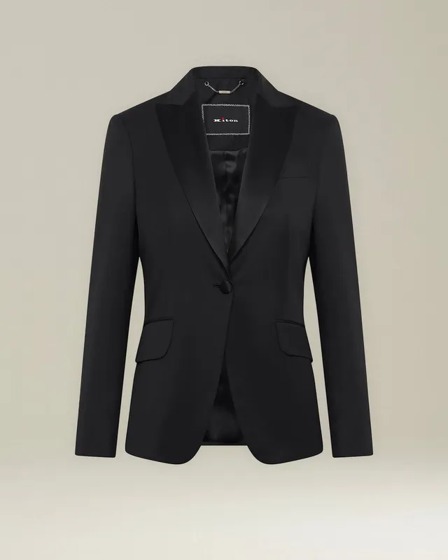 Kiton Suits GIACCA TUXEDO IN LANA Smoking Wolle
