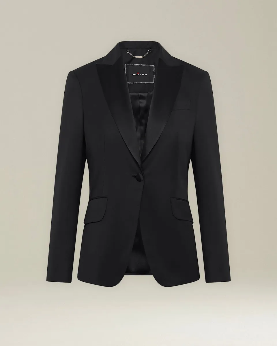 Kiton Suits GIACCA TUXEDO IN LANA Smoking Wolle