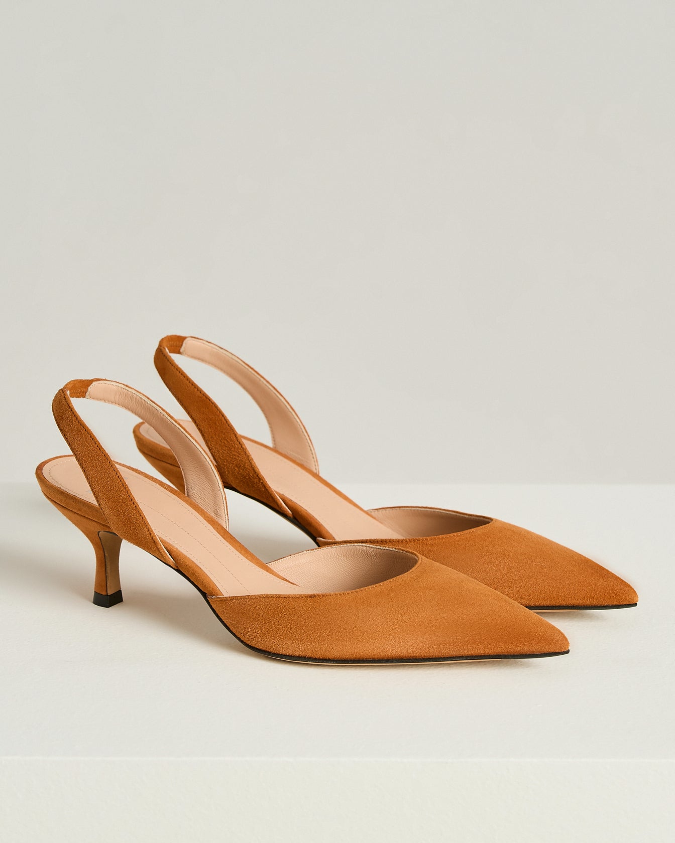 Kiton Suede Court Shoe Pumps Wildleder Rost