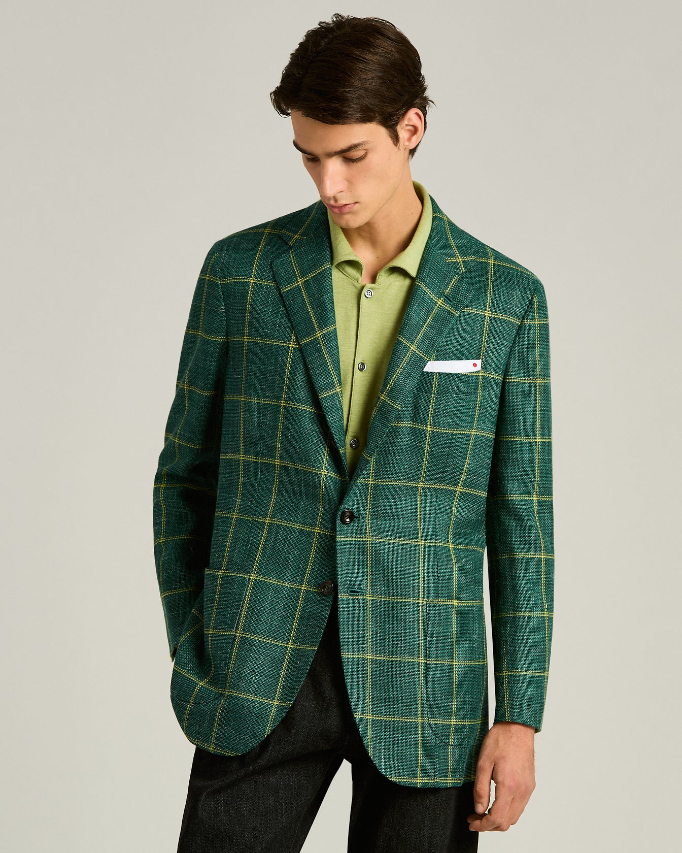 Kiton Jackets Fine Blend Checked Sakko Kariert Einreihig