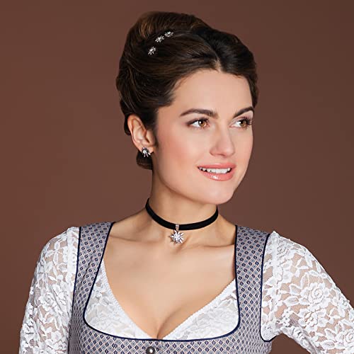 Alpenflüstern DAHEIM ADV099 Haarnadeln Edelweiss 3er-Set