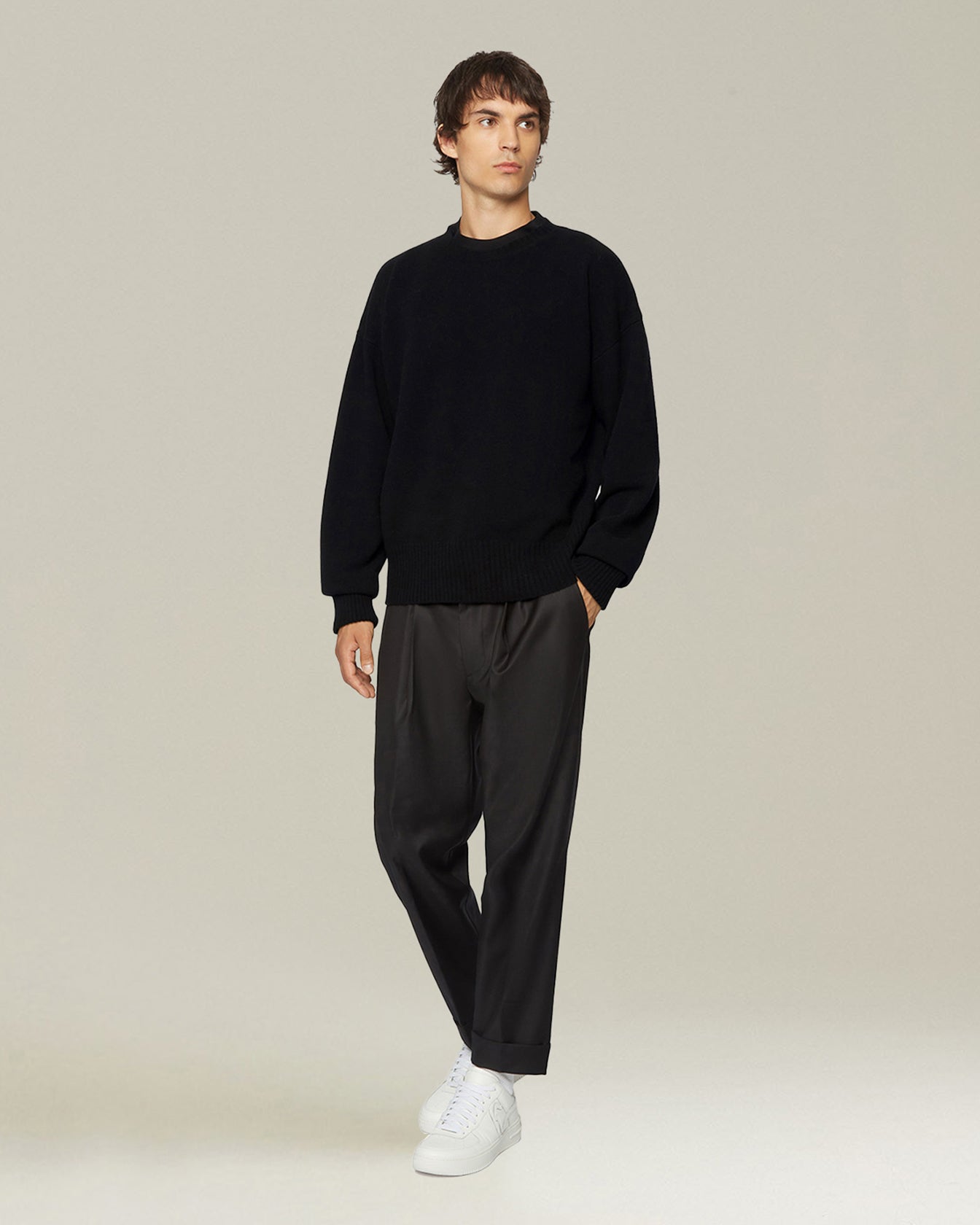 Kiton Casual Wool Top Polo Wolle Herren Größe M