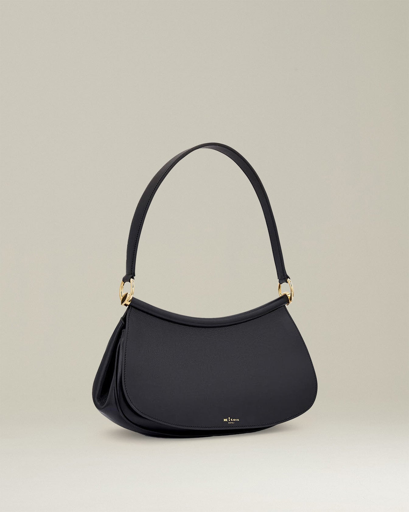 Kiton Bags Aria Handtasche Kalbsleder Henkel Zip 31cm