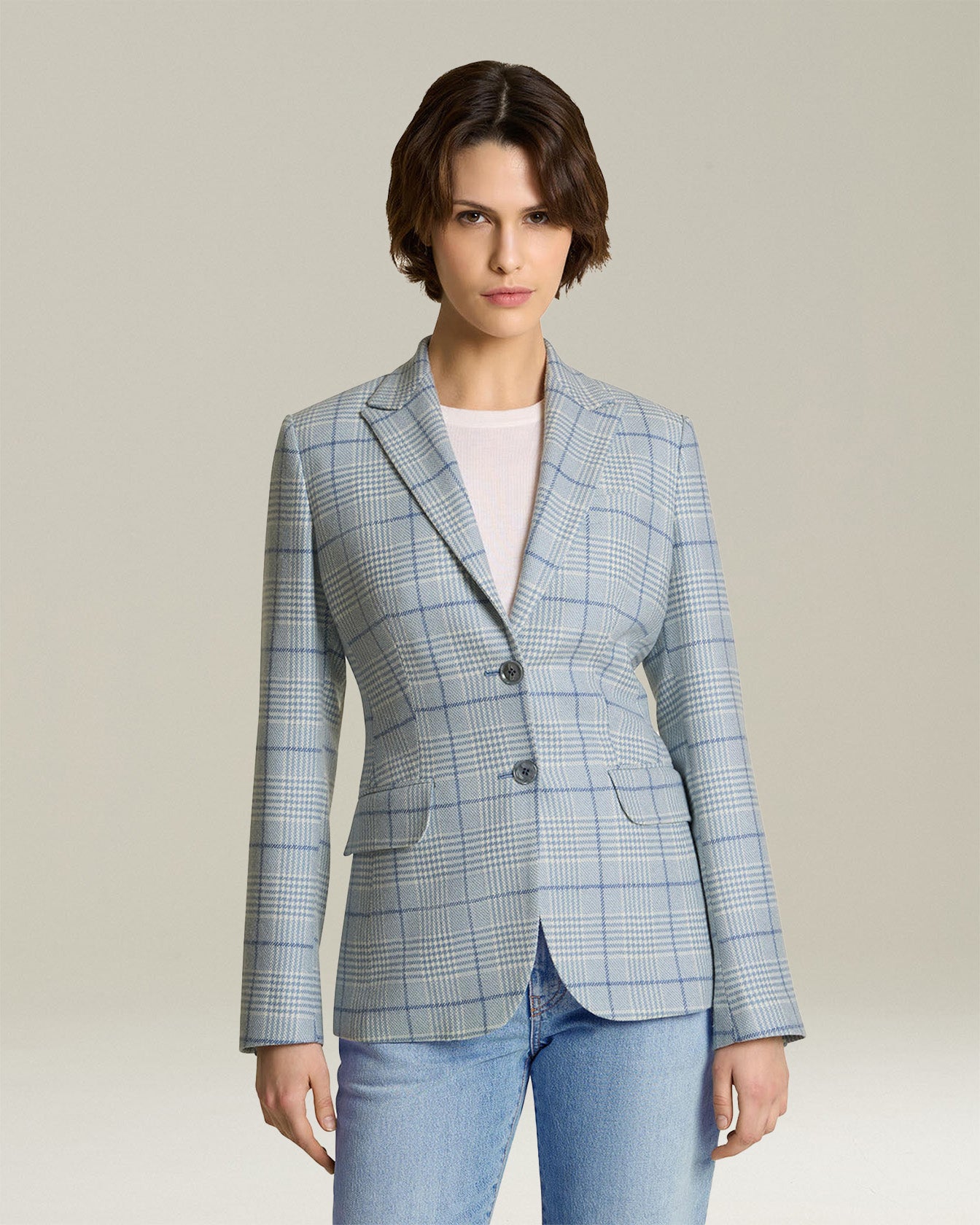 Kiton Jackets Checked Cashmere Blazer Sakko Kariert Gr.42