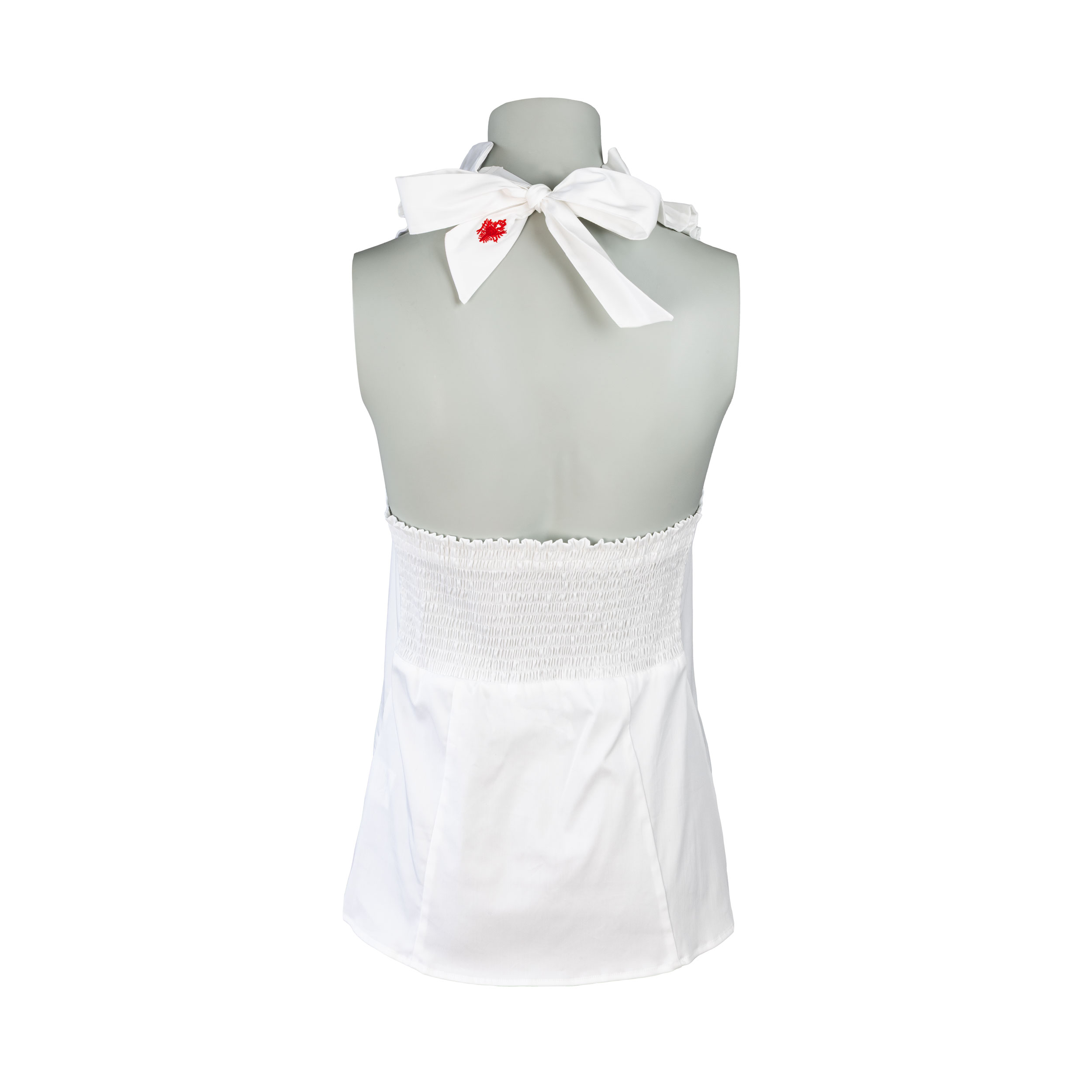 Rettl WOMEN Gerda Neckholder-Bluse Damen Weiß Stretch