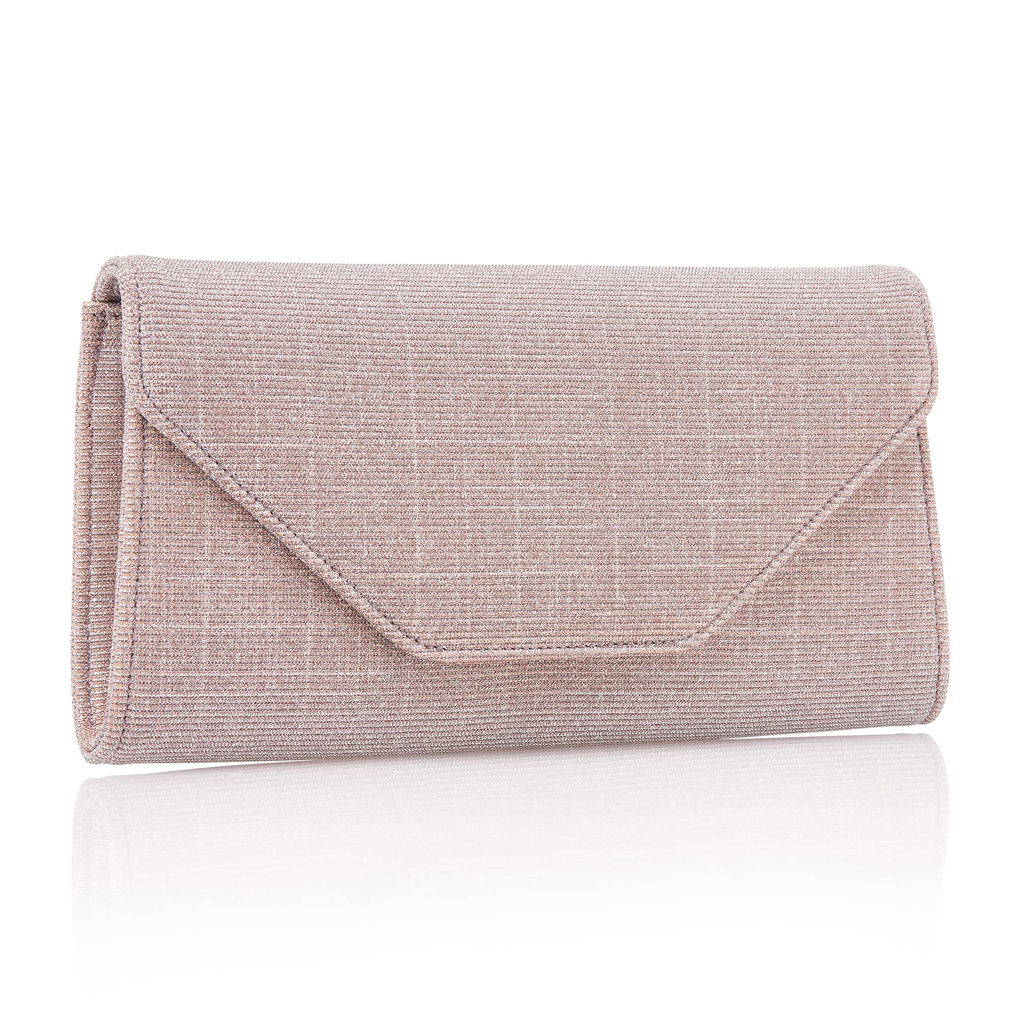 Rainbow Club Saskia Brauttasche Rose Metallic mit Kette