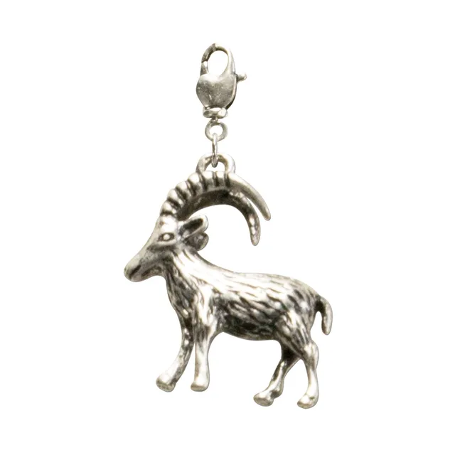 Alpenflüstern Gamsbock Anhänger AAH125 Antik-Silber