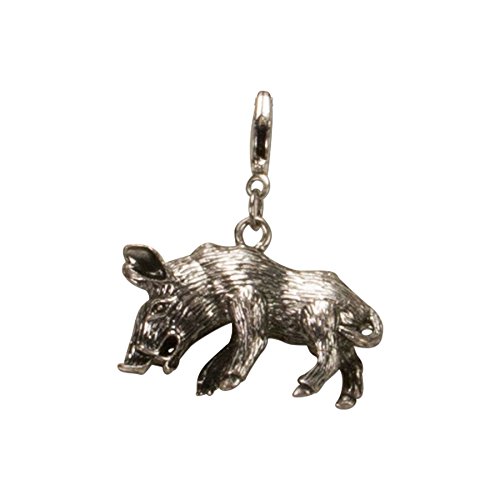 Alpenflüstern DAHEIM Wildschwein Anhänger AAH092 silber