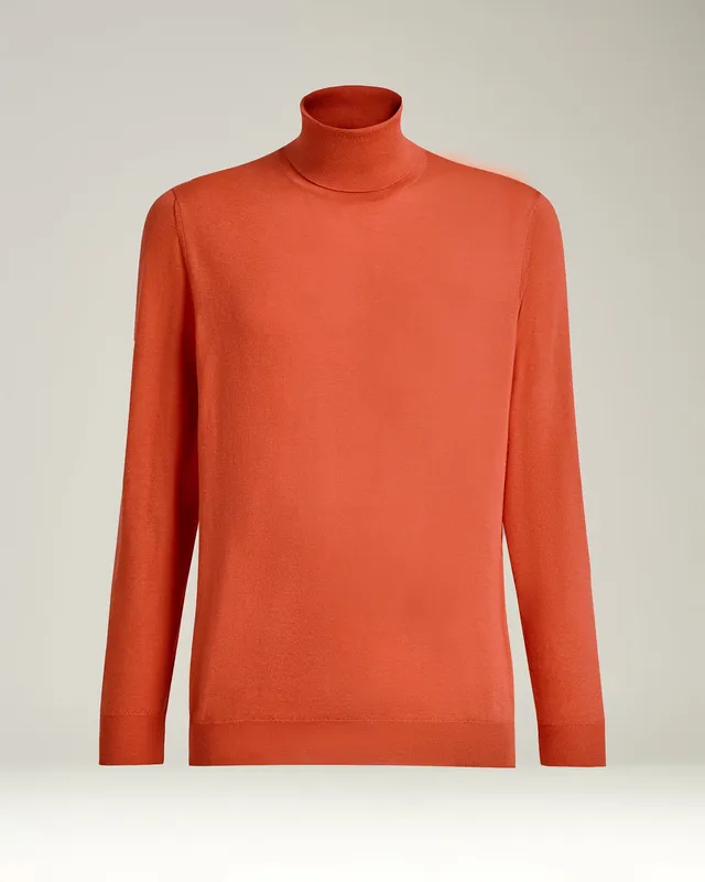 Kiton Rollkragenpullover Kaschmir Seide M Strick