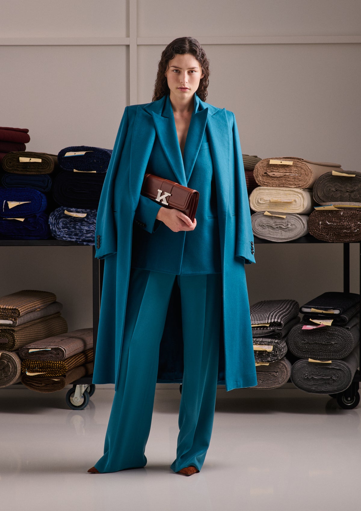 Kiton Jackets Blazer Kaschmir Blau Einreihig Größe 46