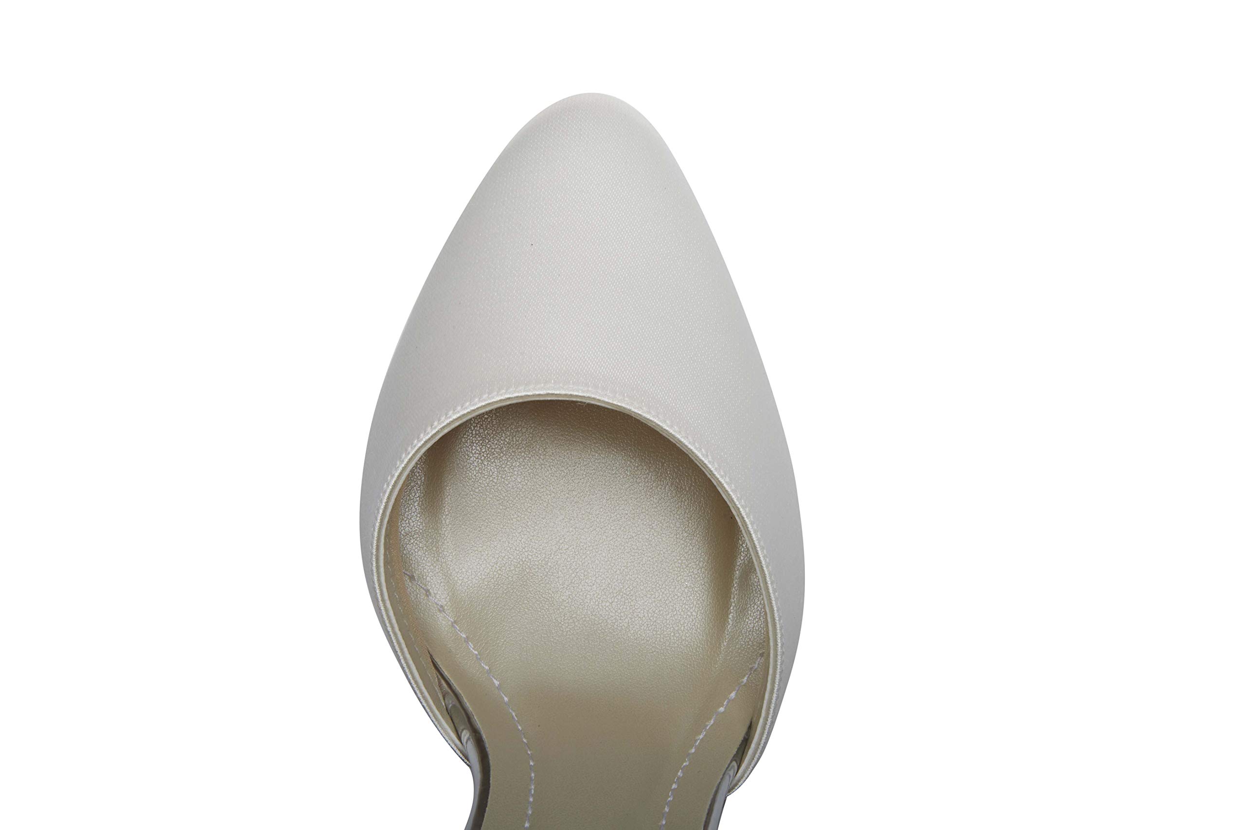 Rainbow Club Essentials Carly Pumps Satin Ivory Knöchelriemen